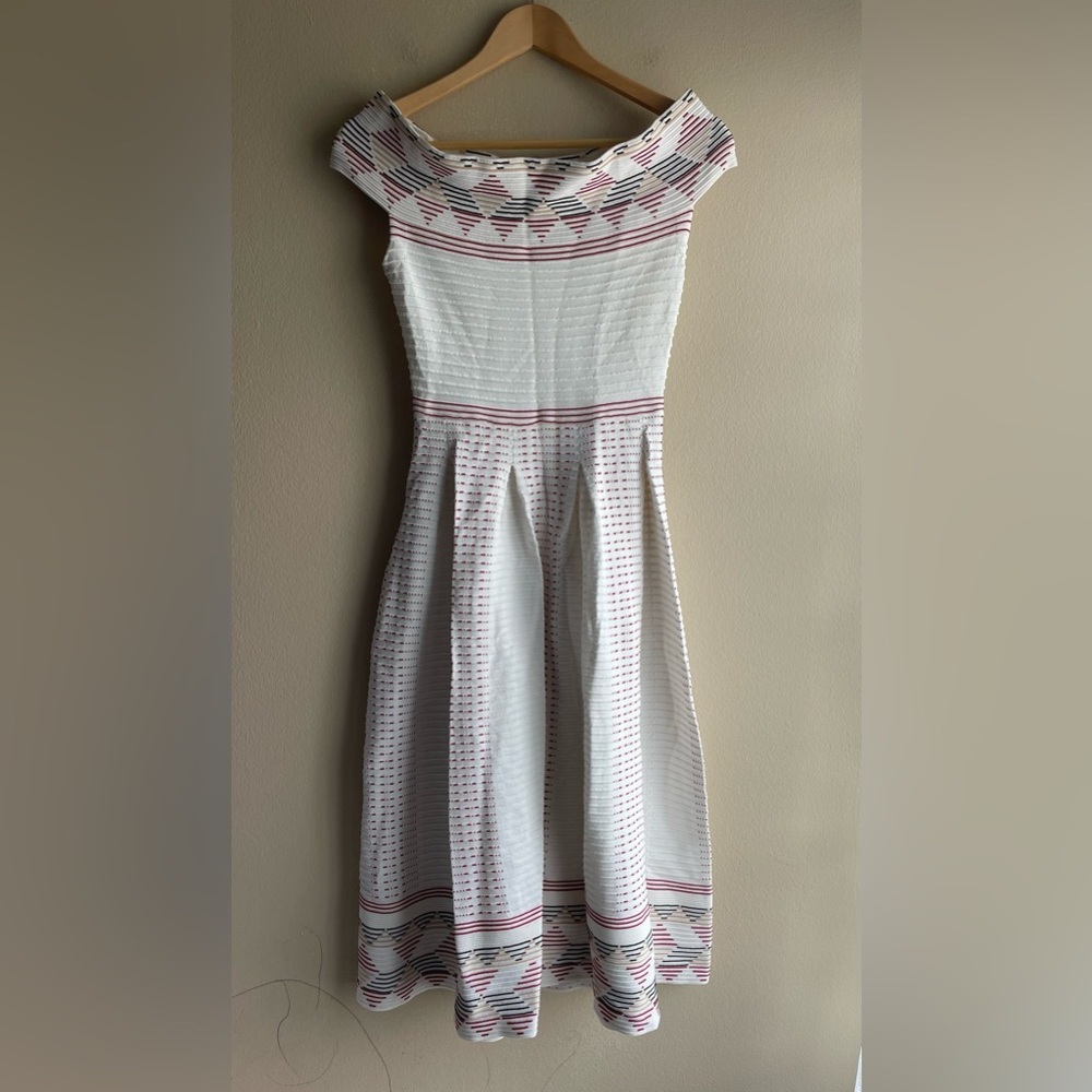 Maje Women Long White Dress Size 3